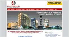 Desktop Screenshot of kentuckianareporters.com
